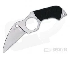 Spyderco Swick 5 Large Wharncliffe Plain Edge LC200N Fixed Blade Neck Knife FB14P5