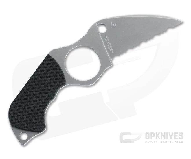 Spyderco Swick 5 Large Wharncliffe Serrated LC200N Fixed Blade Neck Knife FB14S5 - Image 3