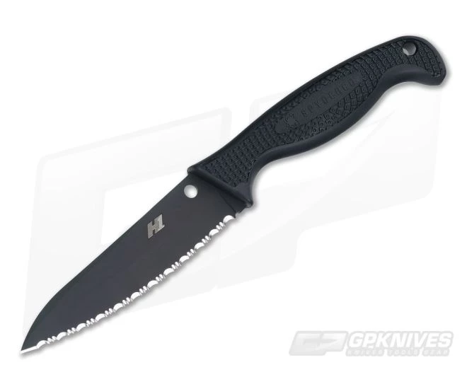 Spyderco Aqua Salt Black H1 SpyderEdge Fixed FB23SBBK