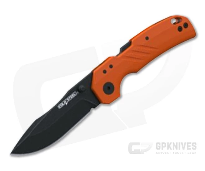 Cold Steel Engage Atlas Lock 3" Black Stonewashed 4116SS Blaze Orange GFN Folder FL-30DPLD-BO