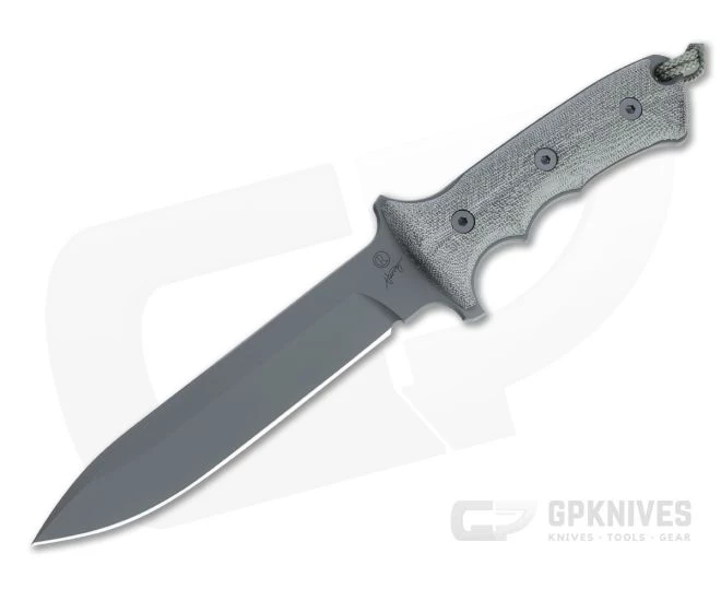 Chris Reeve Large Green Beret 7" Black CPM-4V Black Micarta Fixed Blade