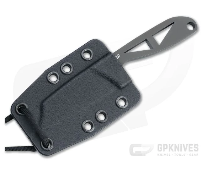 Bradford G-Cleaver Black DLC Elmax Fixed Blade Neck Knife GCLEAVER-DLC - Image 2