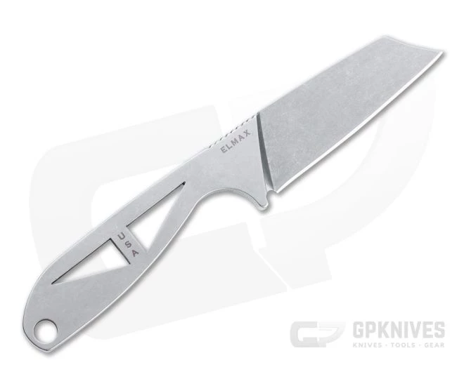 Bradford G-Cleaver Stonewashed Elmax Fixed Blade Neck Knife GCLEAVER-SW - Image 3