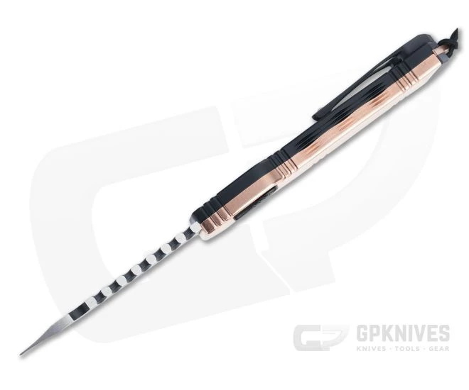 Heretic Hydra Tanto Two-Tone Black Elmax Copper Top Single Action OTF Automatic Knife H006-10A-COPPER - Image 3