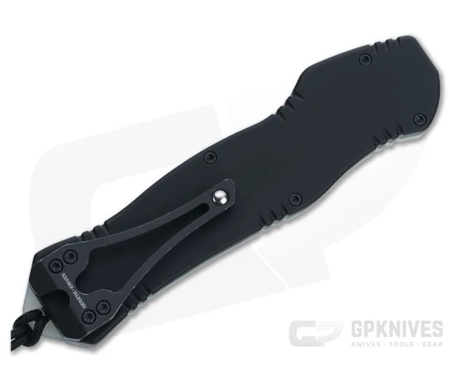 Heretic Knives Hydra Single Edge Battleworn Black Elmax Jade G10 Single Action OTF Automatic H007-8A-JADE - Image 2