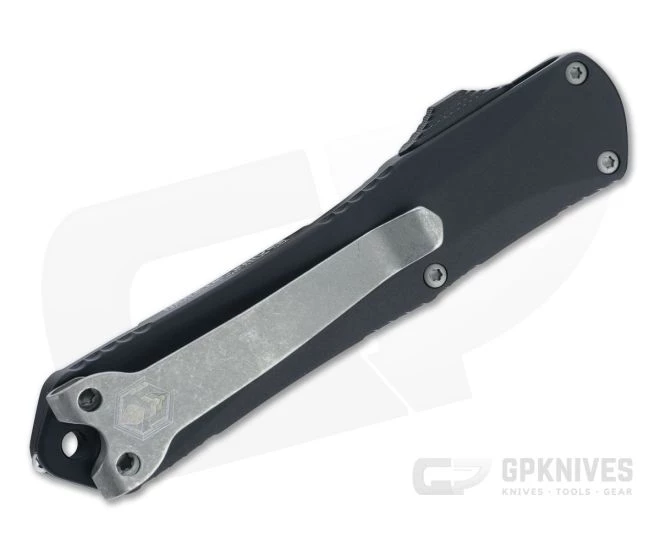 Heretic Knives Manticore-S Bowie Battleworn Elmax OTF Automatic H022B-5A - Image 2