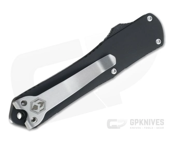 Heretic Knives Manticore-S Tanto Stonewashed S35VN Black OTF Automatic H023-2A - Image 2