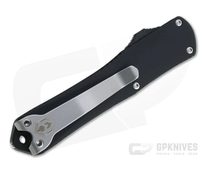 Heretic Knives Manticore-S Recurve Stonewashed S35VN Black OTF Automatic H025-2A - Image 2