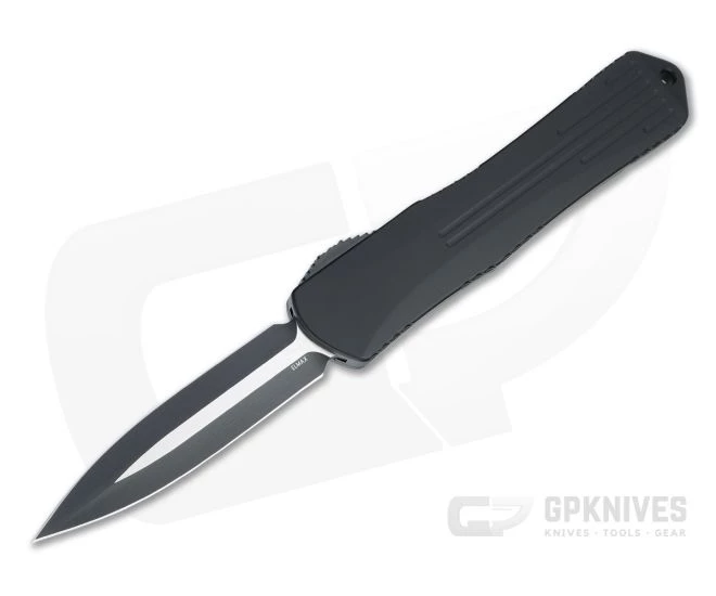 Heretic Knives Manticore-X Double Edge Two-Tone Black Elmax OTF Automatic H032-10A