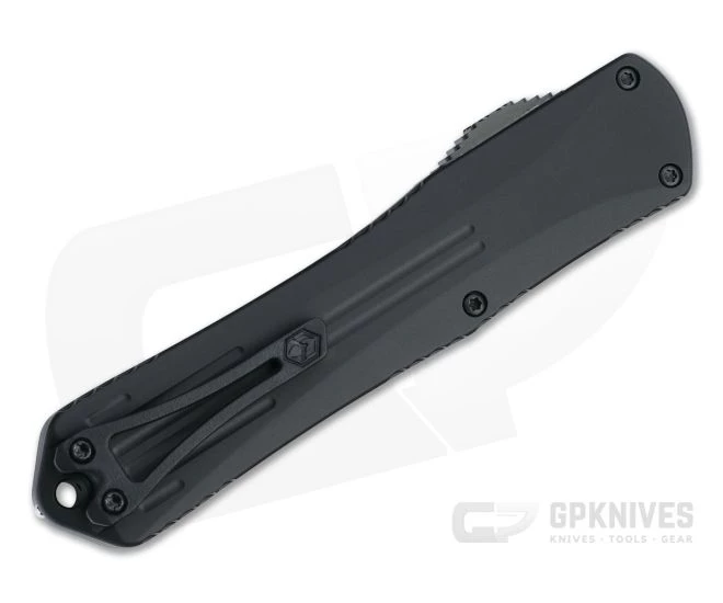 Heretic Knives Manticore-X Double Edge Two-Tone Black Elmax OTF Automatic H032-10A - Image 2