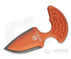Heretic Knives Sleight Modular Push Dagger Black DLC 20CV Orange Fixed Blade H050-6A-ORG