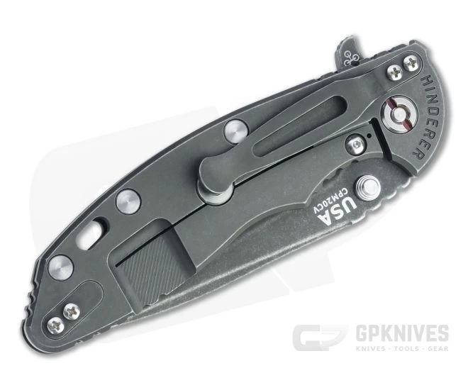 Hinderer XM-18 3.5" Spear Point 20CV Coyote G10 Battle Black DLC Tri-Way Flipper 1274 - Image 2