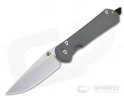 Chris Reeve Large Sebenza 31 Gold Double Lugs Stonewashed S45VN Titanium Folder 002