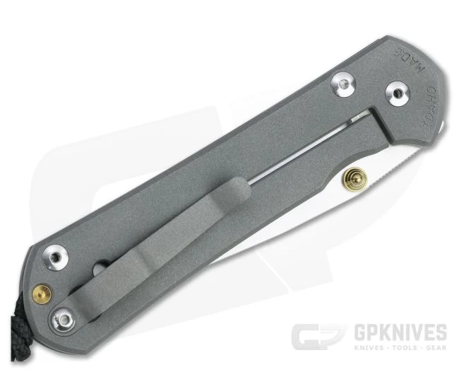Chris Reeve Large Sebenza 31 Gold Double Lugs Polished S45VN Titanium Folder 004 - Image 2