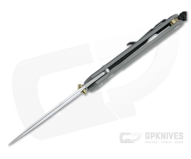 Chris Reeve Large Sebenza 31 Gold Double Lugs Polished S45VN Titanium Folder 004 - Image 3