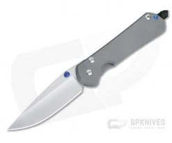 Chris Reeve Large Sebenza 31 Drop Point Stonewashed S35VN Titanium Folder