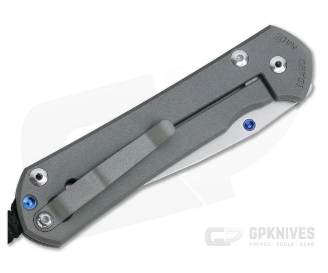 Chris Reeve Large Sebenza 31 Drop Point Stonewashed S35VN Titanium Folder - Image 2