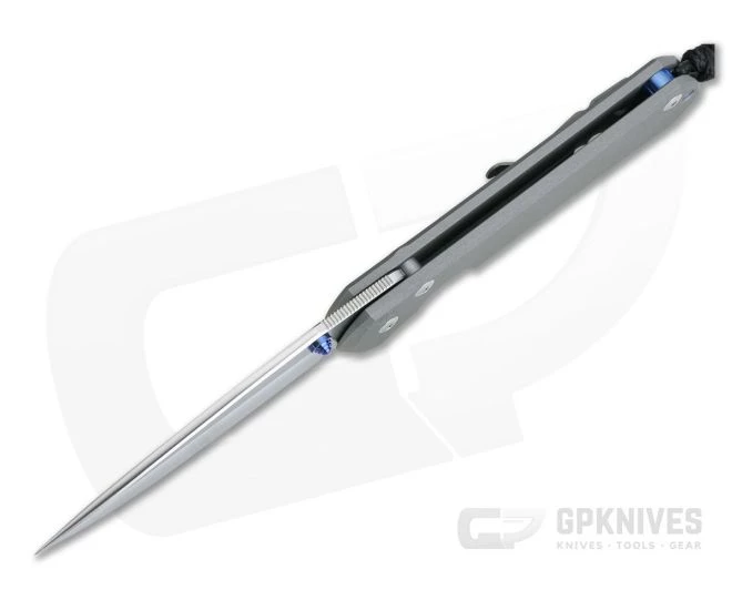 Chris Reeve Large Sebenza 31 Drop Point Stonewashed S35VN Titanium Folder - Image 3