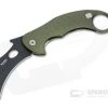 LionSteel X Emerson L.E. One Karambit Black Magnacut Green Aluminum Frame Lock Flipper LE1 A GB