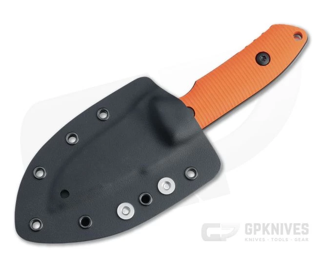 Protech Les George SBR Fixed Blade DLC S35VN Orange G10 with Kydex Sheath LG511 - Image 2
