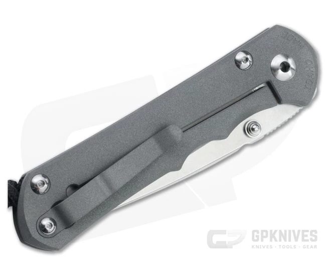 Chris Reeve Large Inkosi S45VN Drop Point Silver Lugs Titanium Folder - Image 2