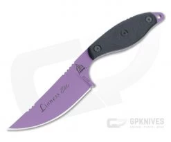 TOPS Knives Lioness Elite Wild Purple 1095 Black G10 Fixed Blade Knife LION-ELT