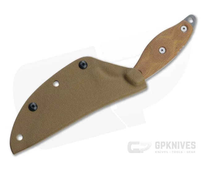 TOPS Knives Lioness Rockies Edition Tumbled 1095 Tan Micarta Fixed Blade Knife LIONTBF - Image 2