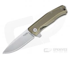 LionSteel Myto Satin M390 Bronze Titanium Frame Lock Flipper MT01-BR
