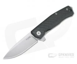 LionSteel Myto Satin M390 Carbon Fiber Titanium Frame Lock Flipper MT01-CF