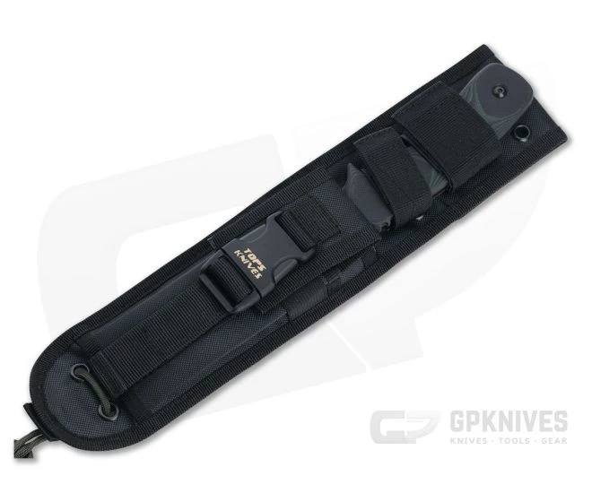 TOPS Mountain Lion Black 1095 Green & Black G10 Fixed Blade - Image 2