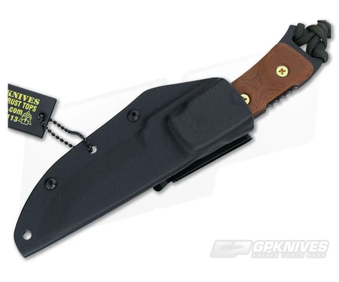 TOPS Knives Overlander 2 Tan Canvas Micarta - Image 2