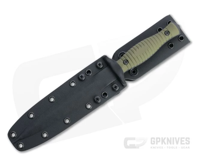 Spartan-George V-14 Dagger Black S45VN OD Green G10 Kydex Sheath Fixed Blade SB27BKGRKYBK - Image 2