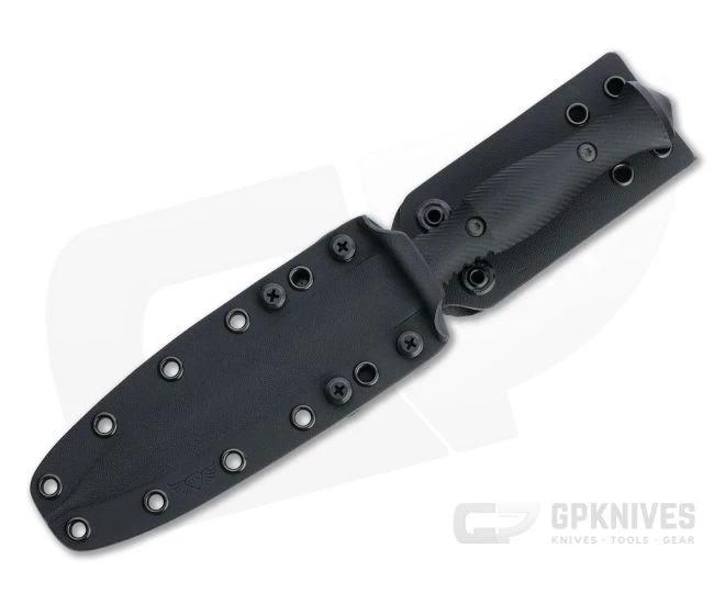 Spartan Harsey Dagger Black S45VN Black Micarta Kydex Sheath Fixed Blade 49BKBKKYBK - Image 2