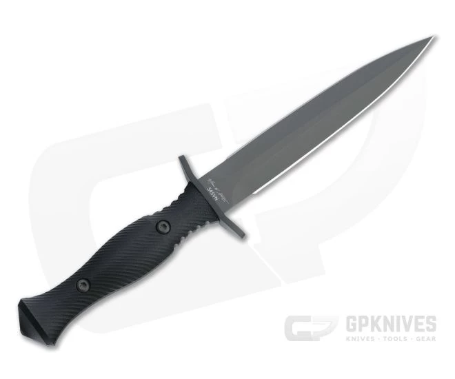 Spartan Harsey Dagger Black S45VN Black Micarta Kydex Sheath Fixed Blade 49BKBKKYBK - Image 3