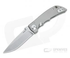 Spartan Blades Harsey Folder 3.25 Stonewashed S45VN Frame Lock Folder