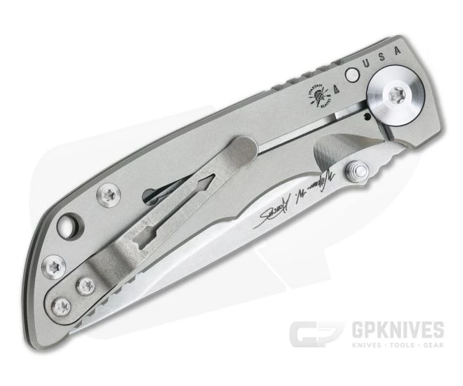Spartan Blades Harsey Folder 3.25 Stonewashed S45VN Frame Lock Folder - Image 2