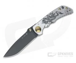 Spartan Harsey Folder Special Edition Black and Satin Dragon Black PVD S45VN