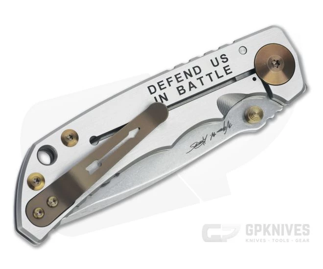 Spartan Harsey Folder Special Edition "Black and Satin" Saint Michael the Archangel Stonewash S45VN - Image 2