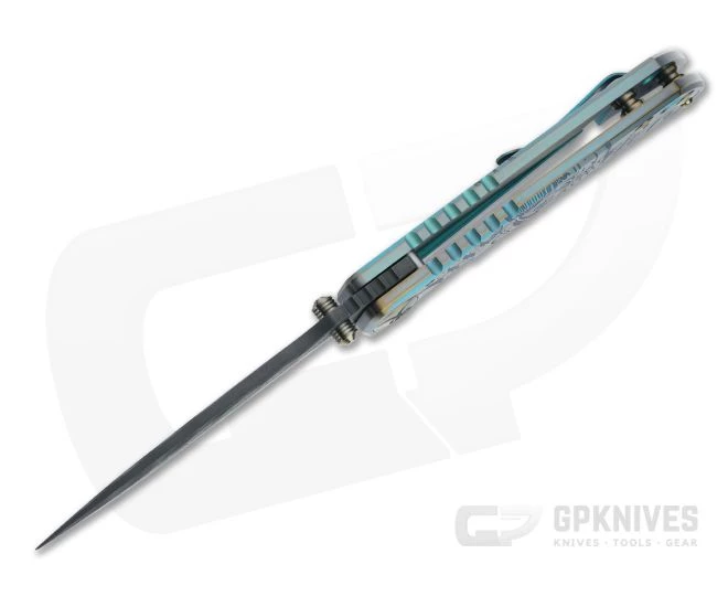 Spartan Harsey Folder Special Edition Plague Doctor Nichols Damascus Folder 053 - Image 3