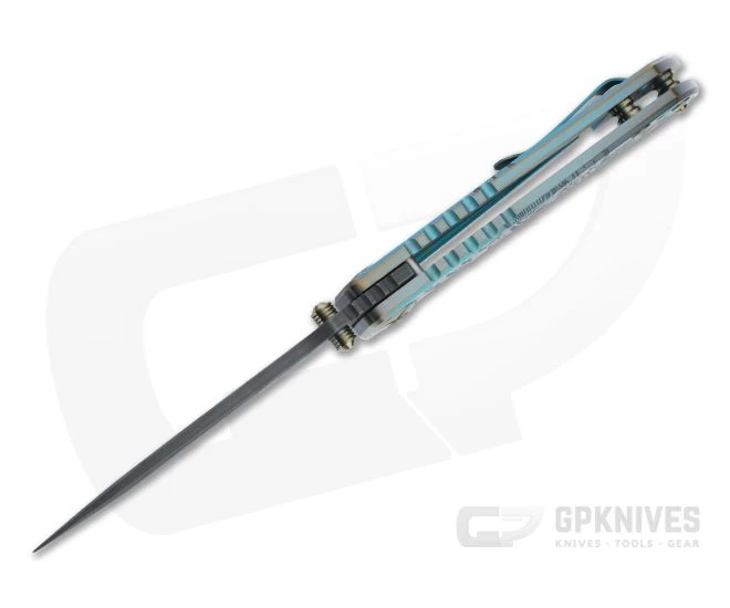 Spartan Harsey Folder Special Edition Plague Doctor Nichols Damascus Folder 054 - Image 3