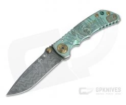 Spartan Harsey Folder Special Edition Plague Doctor Nichols Damascus Folder 059