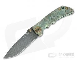 Spartan Harsey Folder Special Edition Plague Doctor Nichols Damascus Folder 068