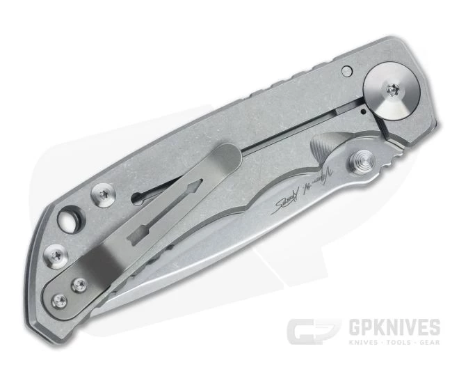 Spartan Blades Harsey Folder Stonewashed S45VN Titanium Folder SF5-SW - Image 2