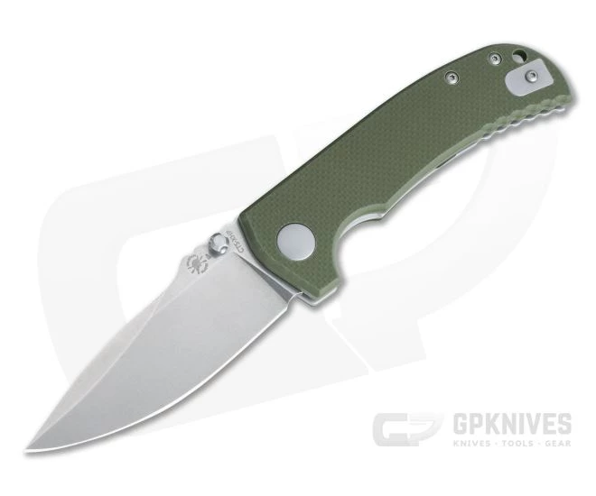 Spartan Blades George Astor XHP Green G10 Liner Lock Bronze Field Grade Folder SFBL8GR