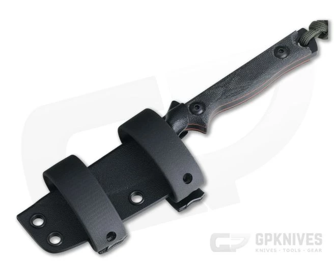 TOPS Knives Street Scalpel 2.0 Black Canvas Micarta EDC Fixed Blade SSS-02 - Image 2