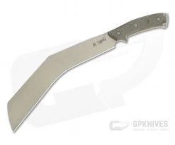 TOPS Knives Bestia Chopper Tactical Stone 1095 Canvas Micarta Fixed Blade