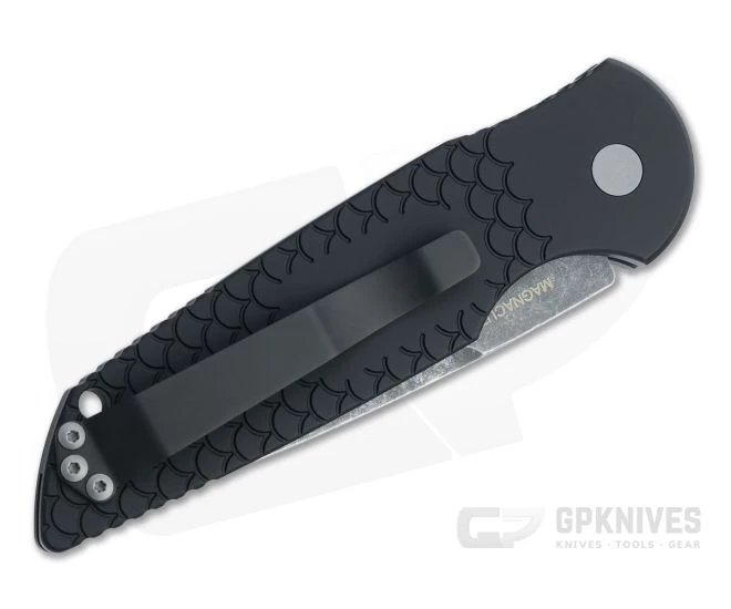 Protech Tactical Response TR-3 GPK Exclusive Acid Wash Magnacut Fish Scale Automatic TR-3-MC6 - Image 2