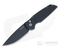 Protech Tactical Response 3 DLC CPM-D2 Fish Scale Black Automatic TR-3-X1-D2