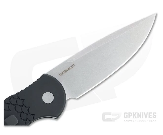 Protech Tactical Response TR-3 Stonewashed Magnacut Fish Scale Black Automatic TR-3-MC1 - Image 4