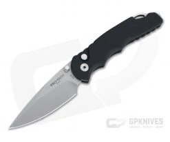 Protech Tactical Response TR-5 Lerch Spring Assist Stonewashed S35VN Button Lock Folder TR-5 SA.1